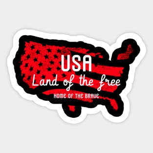 4th of July Sticker